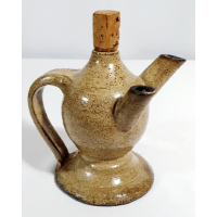 Keramiek olielampje, gesigneerd